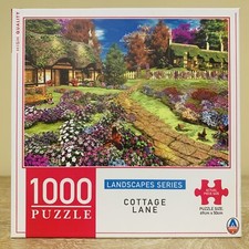 Jigsaw Puzzle 1000 Pieces Cottage Lane Landscape Series