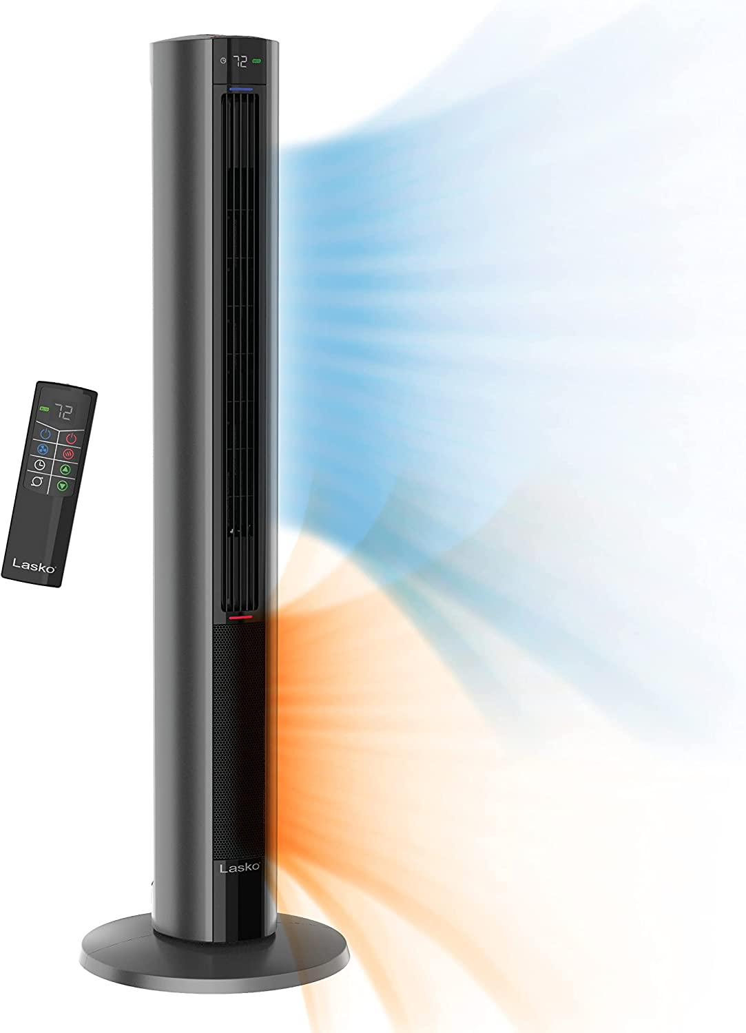 Oscillating All Season Tower Fan and Space Heater in One for Home with Adjustabl