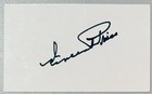 Vincent Price Signed Autographed 3x5 Card Beckett BAS Certif