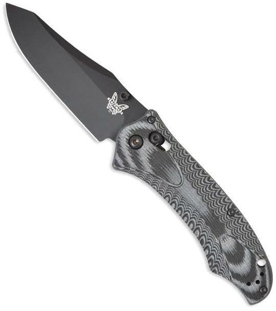Benchmade 9052bk Plain Edge Bk1 Coated 154cm St For Sale Online Ebay