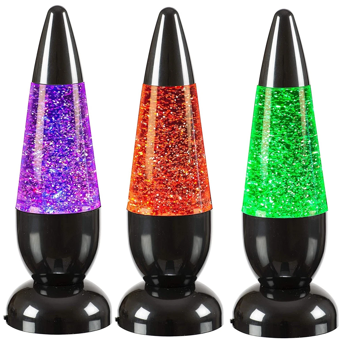 Glitter Light Lamp Sensory Mood Lighting Home AAA Batteries USB