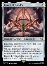Crown of Gondor 0075 Non Foil Rare LOTR Commander MTG Near Mint