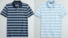 NWT Brooks Brothers Men's Slim Fit Large Stripe Short Sleeve Polo Shirt S M L XL