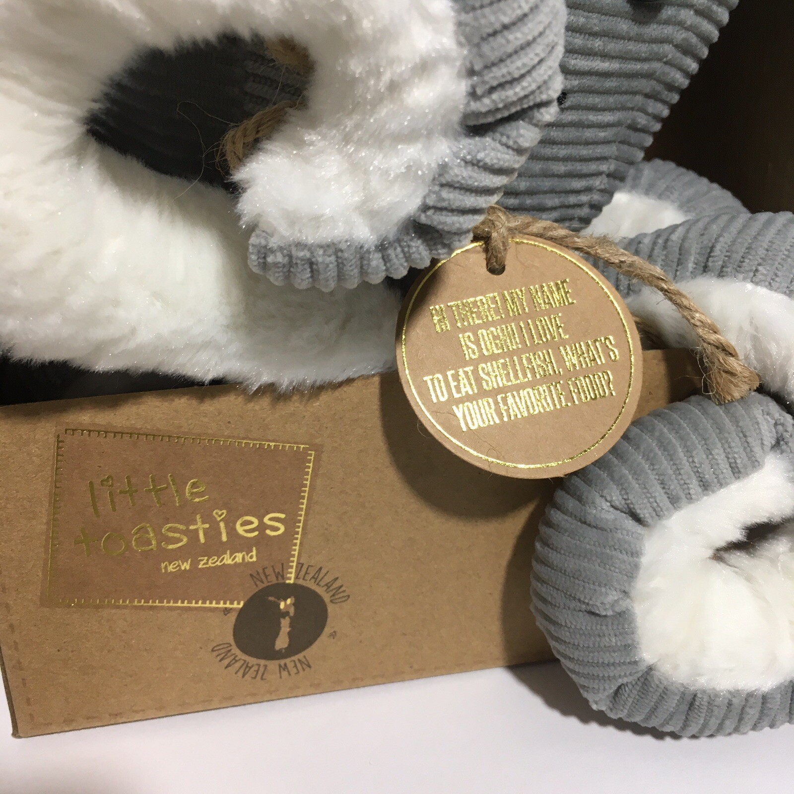 Little Toasties Zealand OCTOPUS Heat & Hug Plush Stuffed Animal Cute