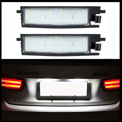 2x LED PREMIUM Kennzeichenbeleuchtung für Toyota RAV4 II III / Auris II 18 SMD