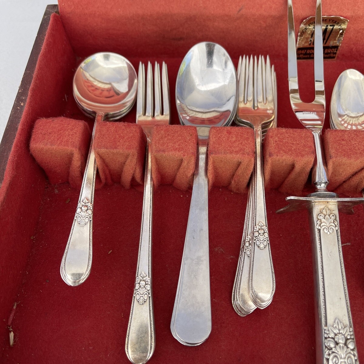 1847 ROGERS BROS For 90 Years America's Finest Plate SET 43 pcs | eBay