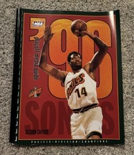 1996 Seattle Supersonics Sam Perkins Playoff Media Guide