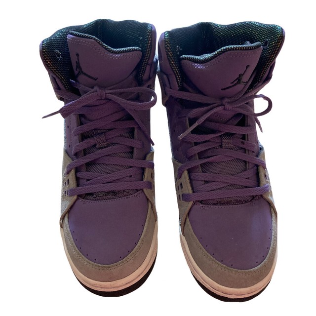 purple jordan basketball shoes