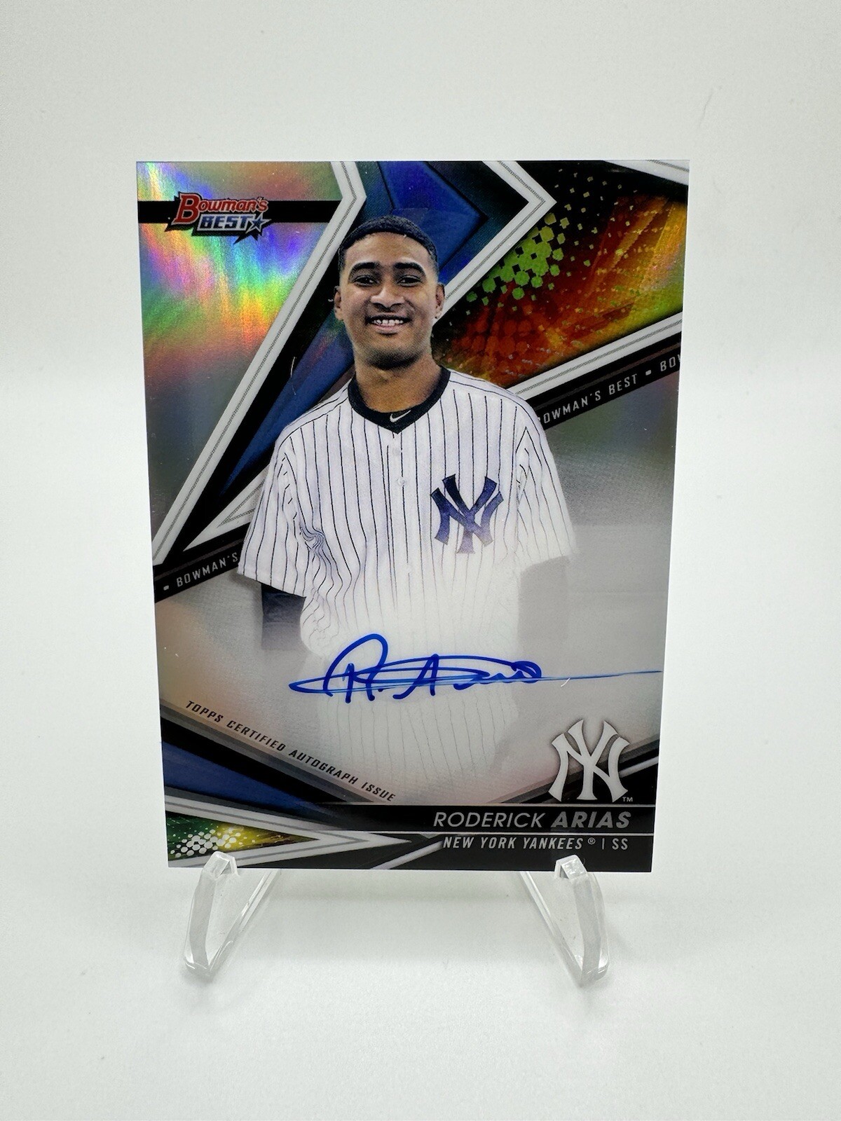 2022 Bowmans Best Roderick Arias Refractor Auto