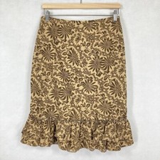 Old Navy Cotton Floral Skirt Cottage Boho Y2K Girly Academia Career 6