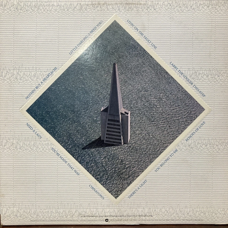 The Doobie Brothers Livin’ On The Fault Line Vinyl LP VG+ 1977 Warner Bros 3045 - Image 2 of 4