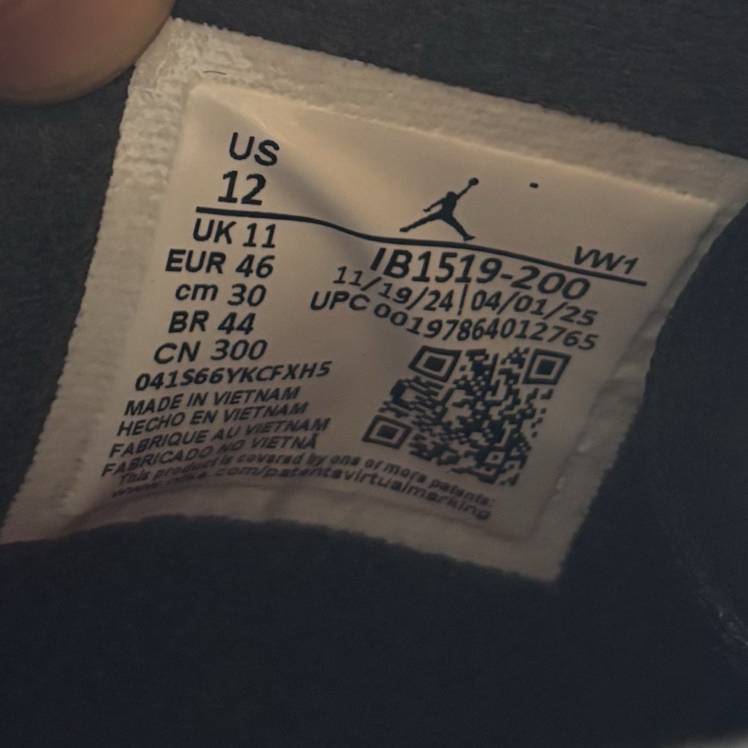 Size 12 - Undefeated x Air Jordan 4 Retro 2025 Sneakers (NEW WITH BOX) thumbnail 7