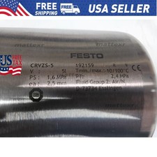 NEW FESTO 192159 CRVZS-5 Compressed Air Reservoir High Alloy Stainless Steel