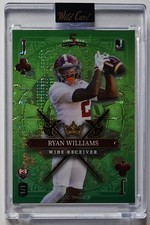 2024 WILD CARD ALABAMA CRIMSON TIDE DUAL 1/1 ROOKIE RYAN WILLIAMS JALEN MILROE ⭐. rookie card picture