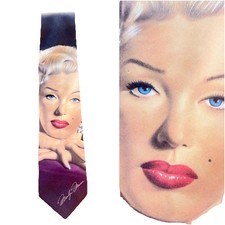 RALPH MARLIN Wearable Art MARILYN MONROE Necktie Made in USA