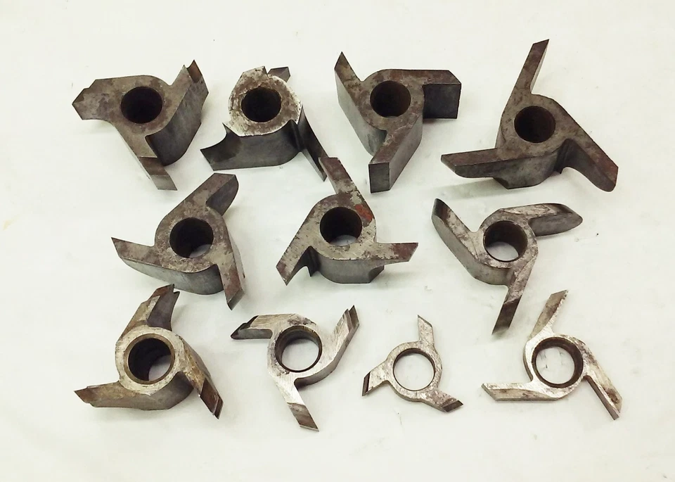 Craftsman 103 113 wood shaper Cutters set LOT fit 1/2" spindle arbor - Image 2 of 4