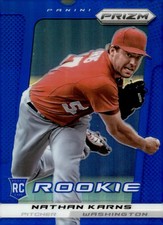 2013 Panini Prizm #252 Nathan Karns Prizms Blue