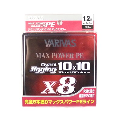 Varivas P.E Linie Avani Jigging Max Power 10 x 10 300m P.E 1.2 24.1lb (4632)