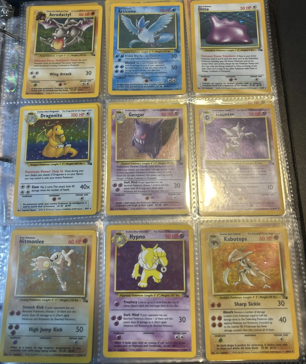 Pokémon TCG Fossil Collectible Card Game Sets for sale | eBay
