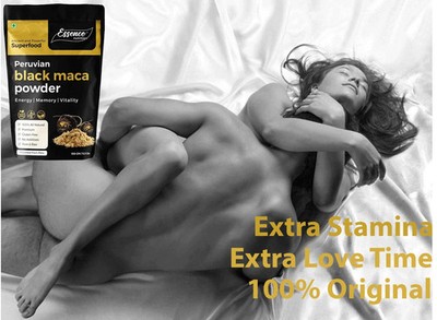 Original Black Maca Root Powder (150gm) - Pure & Effective Maca for Sex Workout