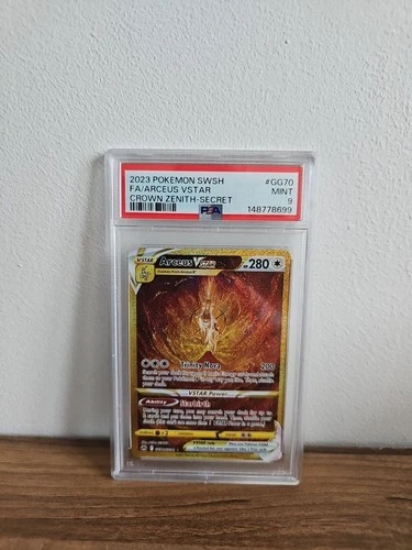Pokémon TCG Arceus VSTAR Crown Zenith Galarian Gallery Card GG70/GG70 PSA 9