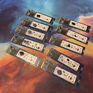LOT OF 10 PCS! 256GB Toshiba/Kioxia 256GB M.2 NVMe SSD Drive Gen3x4 2280 TESTED
