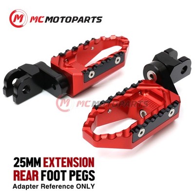 For Kawasaki ZX-10R Ninja 2014-2017 1in. Lowering Passenger Rear Wide Foot Pegs