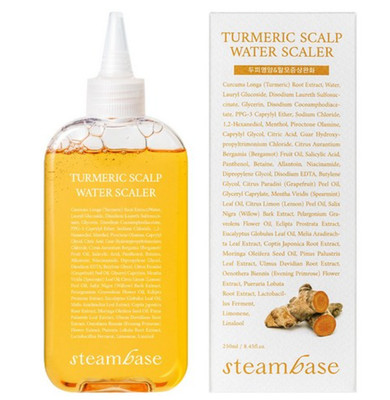 Steam Base Turmeric Scalp Water Scaler Anti-Hair Loss Shampoo 250ml,2ea
