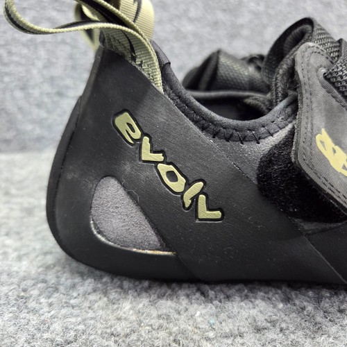 Evolv Kronos Rock Climbing Shoes Size 10.5 Men 11.5 Women Black Gray - Picture 3 of 14