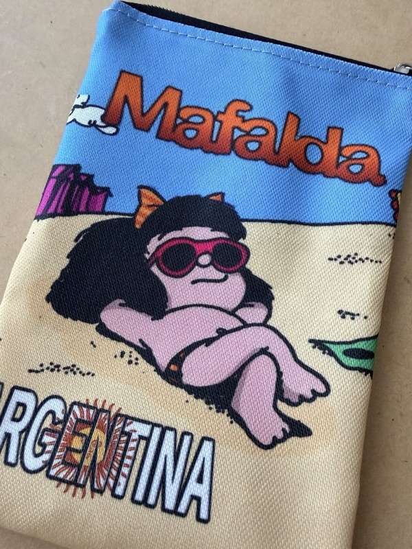 Mafalda Canvas Pouch (7 1/4”x5”) - New