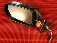 1977-79 BMW OEM E12 528i 530i Left Hand Outside Chrome Mirror Good Condition LH