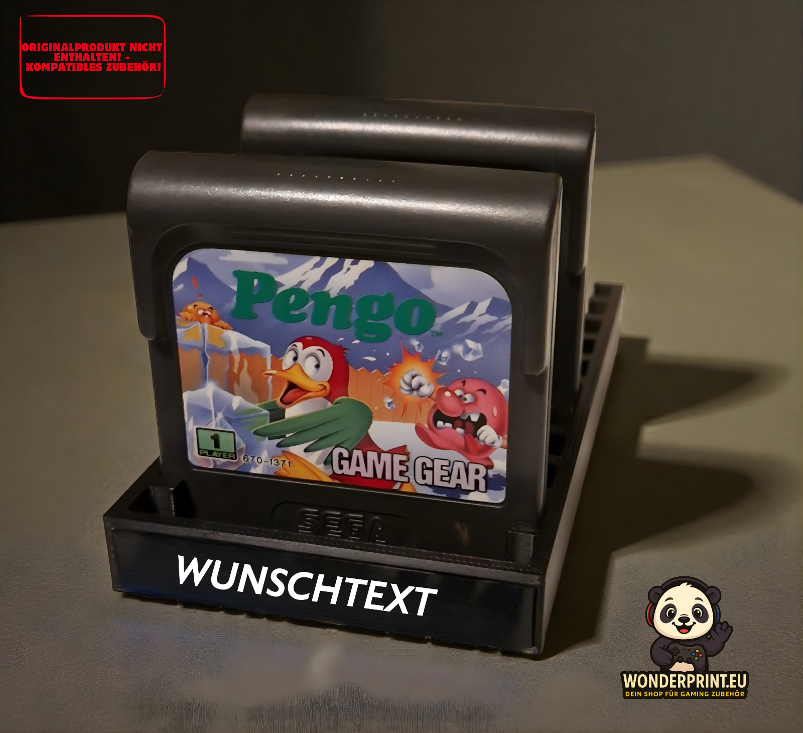 Spielehalterung passend für Sega Game Gear Aufsteller Stand Zubehör Ständer