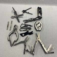 Lot of 10 Assorted Multi-Tools Pliers spoke t...