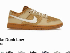 Nike Mens Dunk Low Waffle Low Top Sneakers Ta...