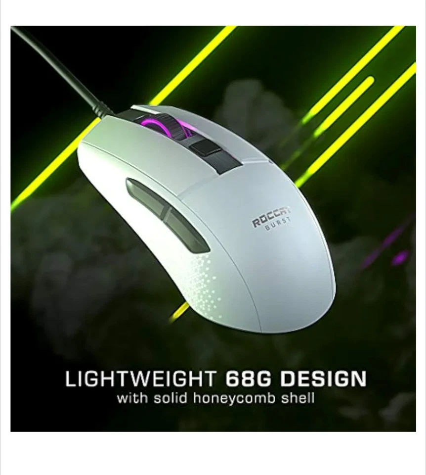 Roccat Burst Core, Optical Gaming Mouse,high precision,optical sensor 8,500 dpi - Image 3 of 4