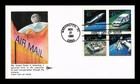 DR JIM STAMPS US COVER FUTURE MAIL TRANSPORTATION FDC SETENANT GILL CRAFT