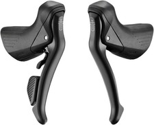 microSHIFT Sword Black Drop Bar Shifter/Brake Lever Set - 1 x 9-Speed, Black