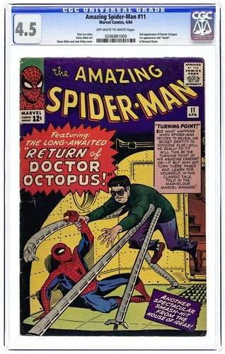Amazing Spider-Man #11 CGC 4.5 1964 0206881009