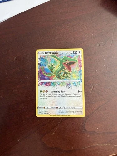Pokémon TCG Rayquaza Vivid Voltage Holo Card 138/185