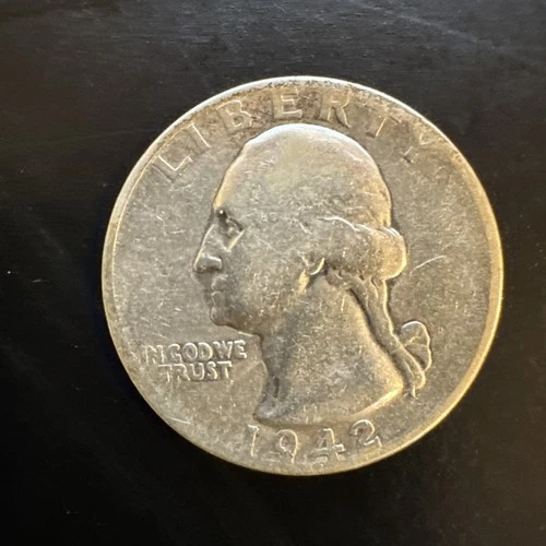 1942 Washington Quarter Silver 25C Circulated Business Strike Uncertified (32)
