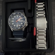 Citizen Automatic Men's Watch NH8381-63L Blue Full Set Divers Watch
