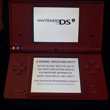 Nintendo DSi TWL 001 Hot Pink Handheld W/ 5 Games 3 Stylus & Charger/Case Tested