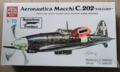 Supermodel Macchi C.202 Folgore 1/72 Scale Airplane Model Kit - Made In Italy