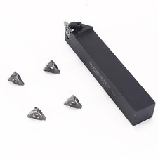 3mm Square Indexable Grooving Inserts Lathe Turning Tool Holder 25mm