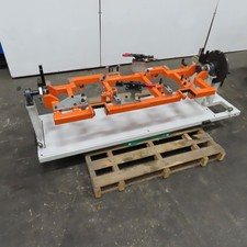 56" Wide 28" Swing Horizontal Manual Rotary Positioner Welding Jig Fixture