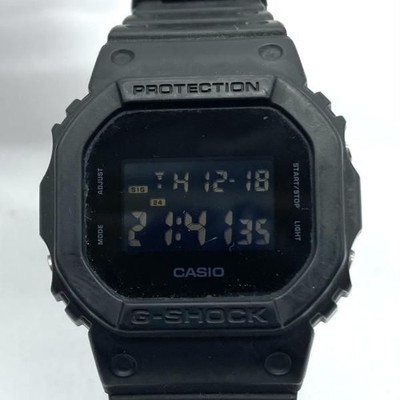 G-SHOCK DW-5600UBB-1JF Black Digital Watch Used No Box
