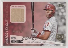 2019 Topps Major League Material Relics 150th Anniversary /150 Rhys Hoskins 0wq