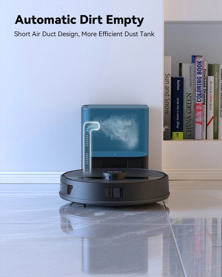 IMOU RV1L Pro Saugroboter Staubsauger Wischfunktion 3L Beutel LDS 4500Pa WLAN - Bild 3 von 4