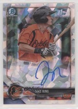 2018 Bowman Chrome Prospect Atomic Refractor /100 Jake Ring #CPA-JRI Auto n1u