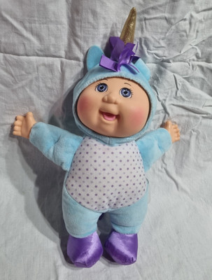 Cabbage Patch Kids Puppe Nr. 3 Einhorn - Kohlkopfpuppe / Baby Puppe (Höhe 25cm)